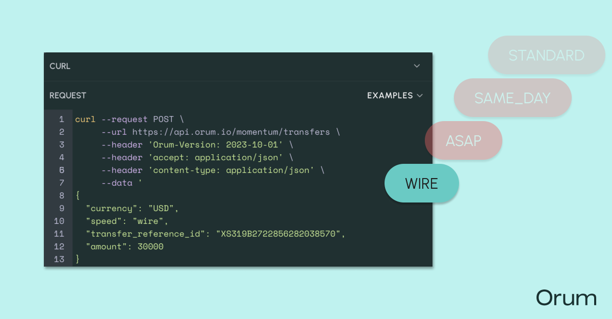 Simplify Outbound Wire Transfers with Orum API
